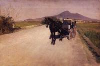Gustave Caillebotte - A Road Near Naples